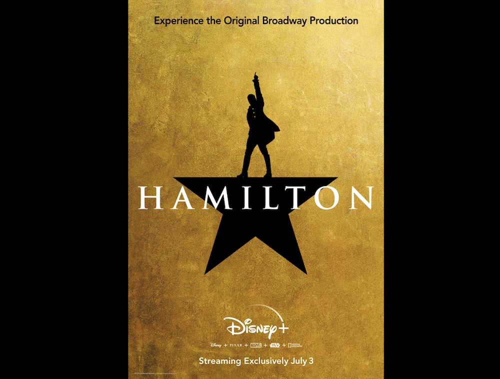 Hamilton Broadway Film DisneyPlus Poster 2020