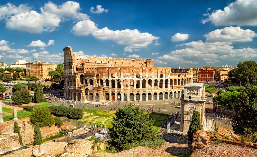 VIE magazine blog webcams at famous places Roman Colosseum