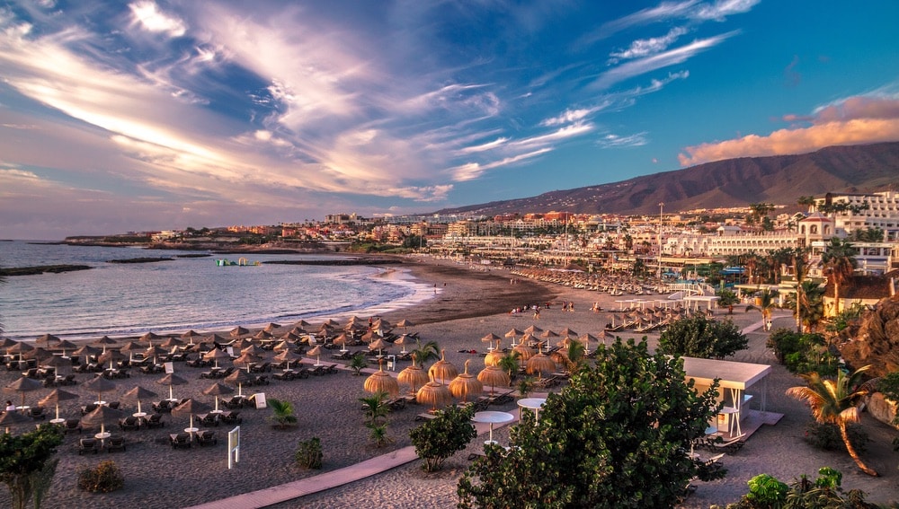 VIE magazine blog webcams at famous places Playa de Troya Tenerife Spain Canary Islands