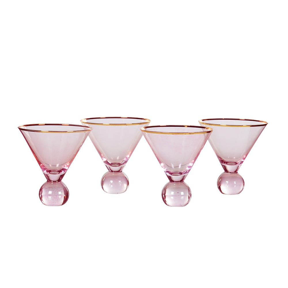 Audenza Pink Martini Gin Glasses
