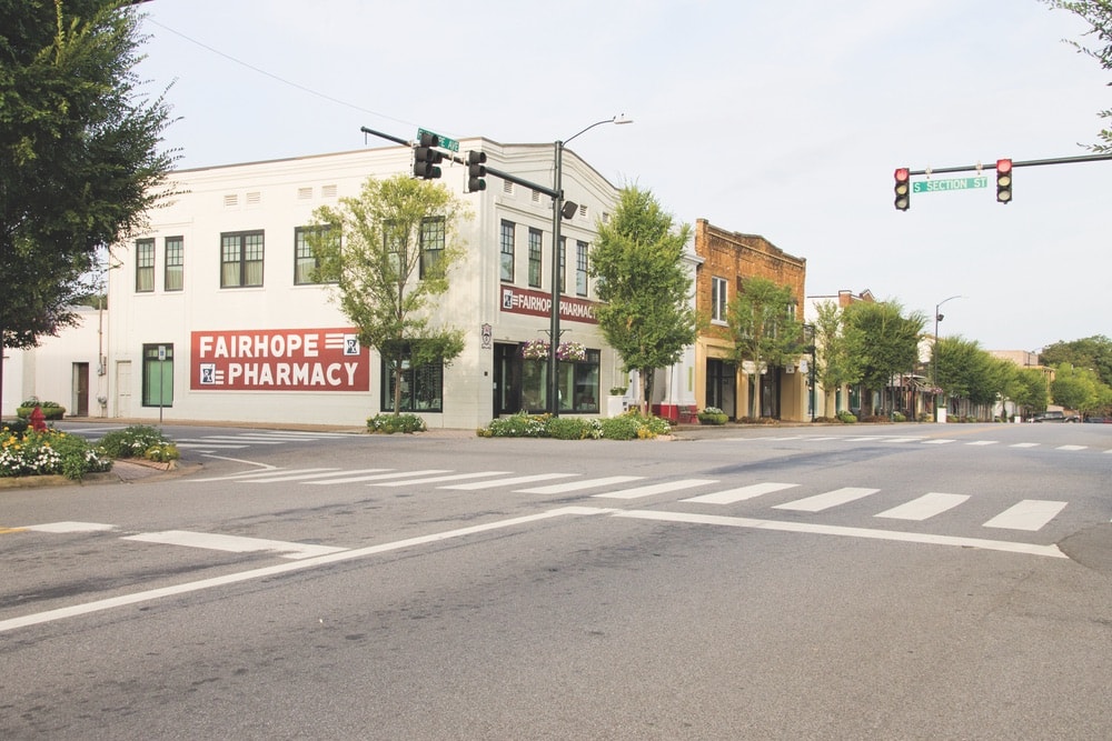 Downtown Fairhope, Fairhope, Fairhope Alabama, Fairhope Pharmacy, City of Fairhope