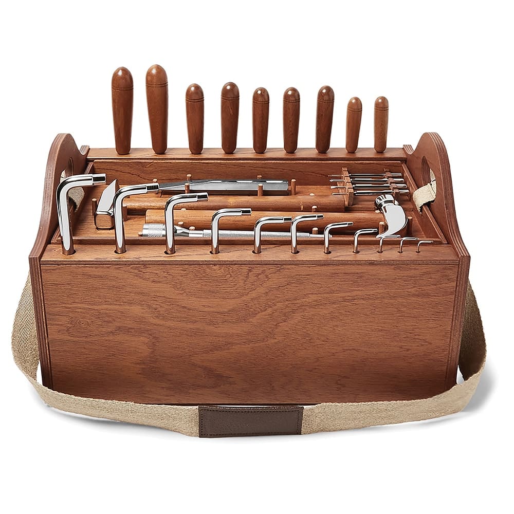 MR PORTER, Lorenzi Milano Tool Kit with Mahogany Wood Box, VIE Magazine, C'est la VIE Curated Collection
