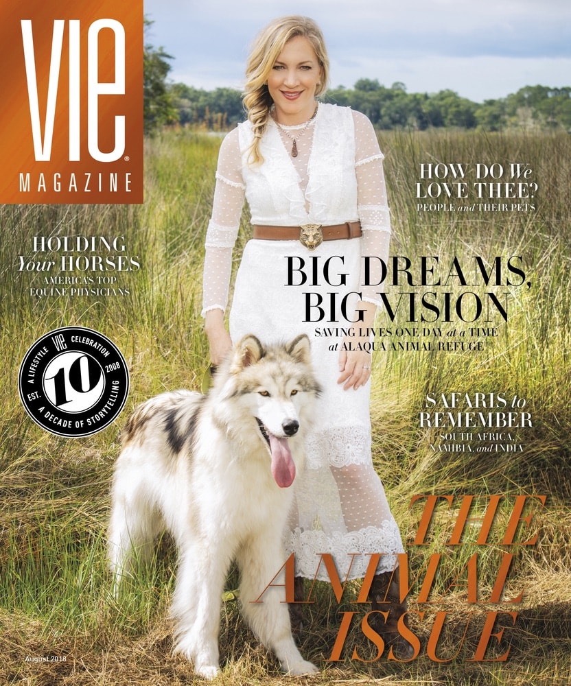 VIE Magazine, Stories with Heart and Soul, The Idea Boutique, Laurie Hood, Alaqua Animal Refuge
