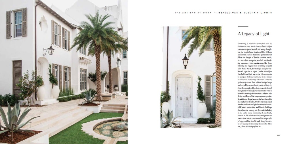 VIE Magazine, HOME—Inspirations for Home and Life by VIE, HOME by VIE, Bevolo Gas and Electric Lights, Alys Beach FL