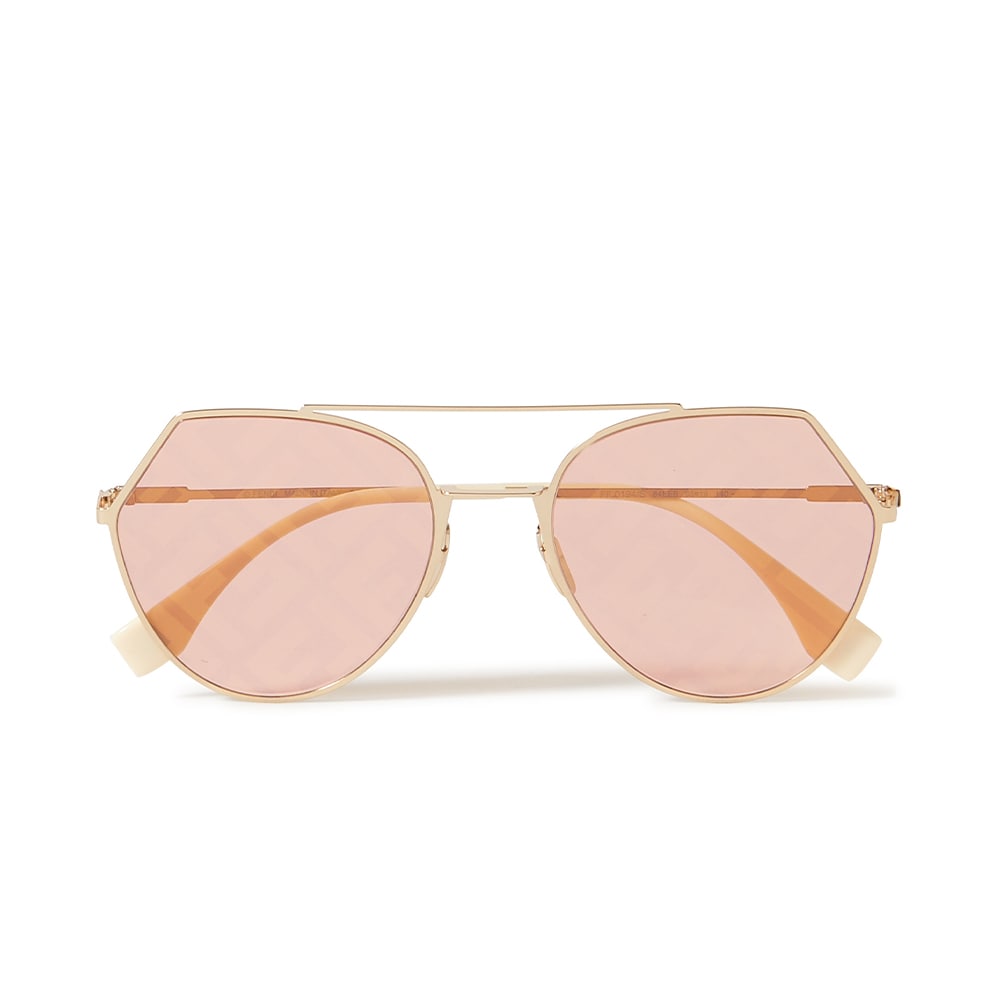 Fendi Eyeline Gold-Colored Sunglasses, NET-A-PORTER