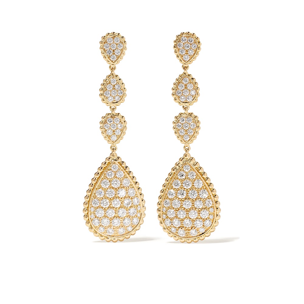 NET-A-PORTER, Boucheron Serpent Bohème 18-karat Gold Diamond Earrings