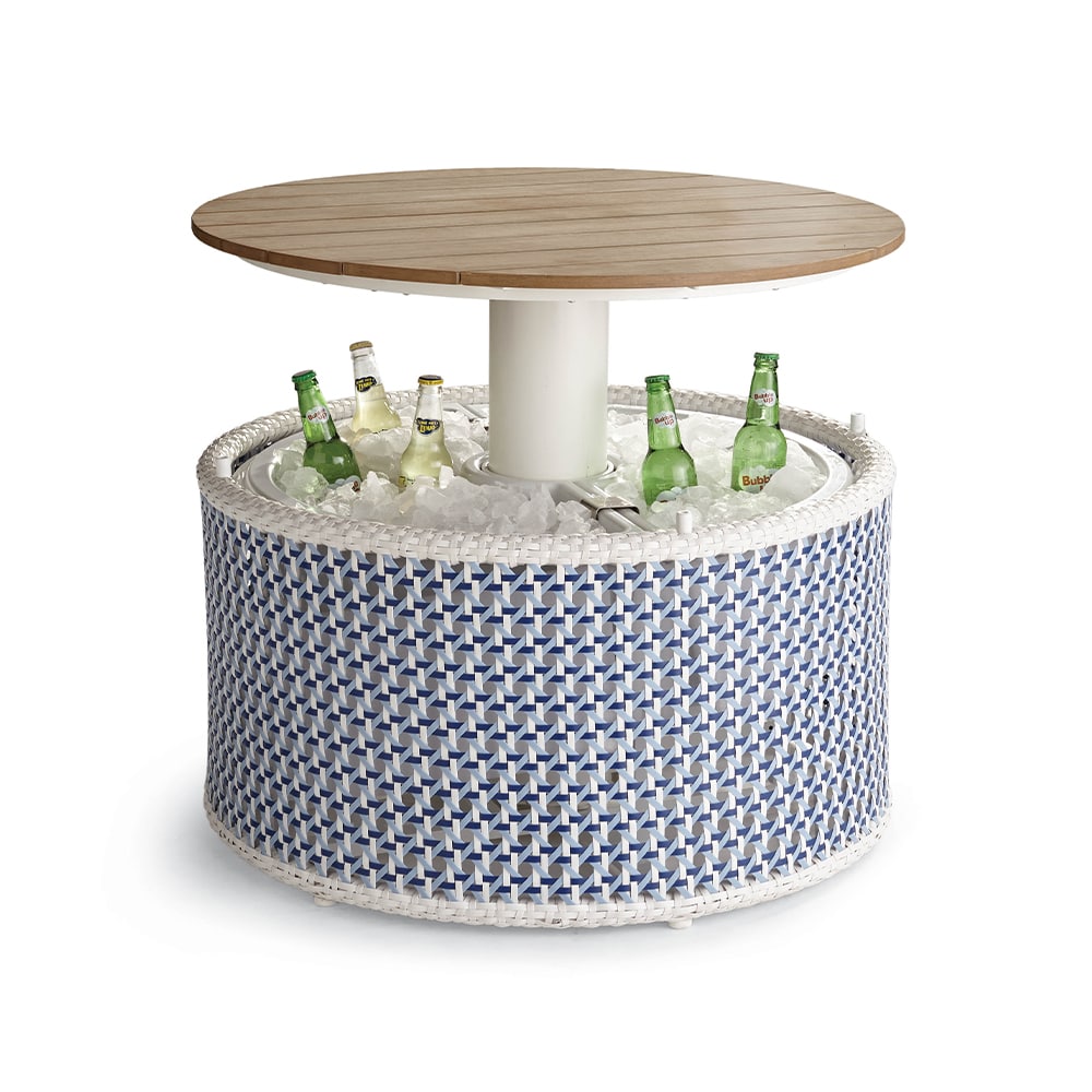 VIE Magazine C'est la VIE Curated Collection, Frontgate Malika Pop-Up Coffee Table