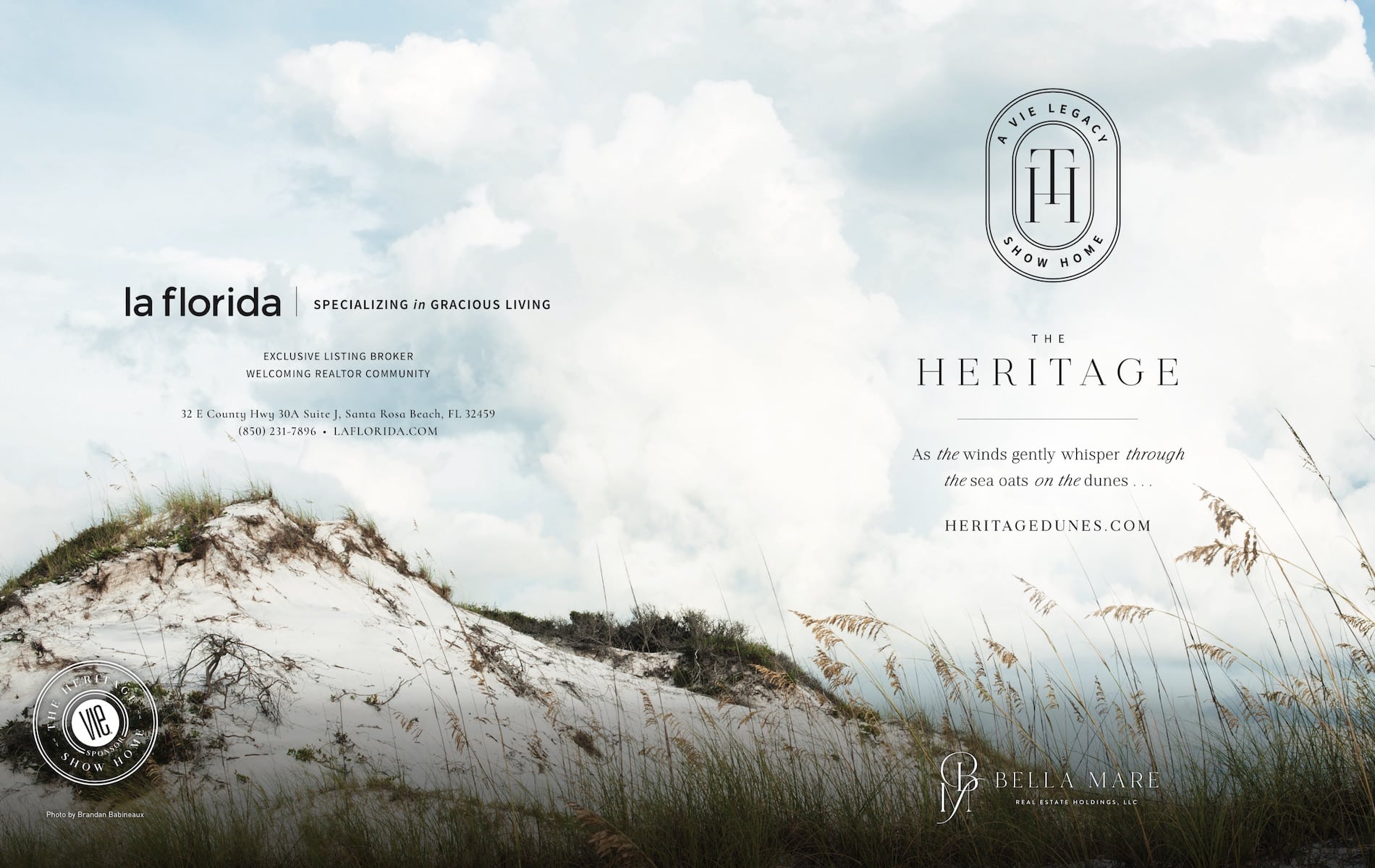 The Heritage VIE magazine Legacy Show Home, 2021, 2022, Heritage Dunes, Seagrove Beach FL
