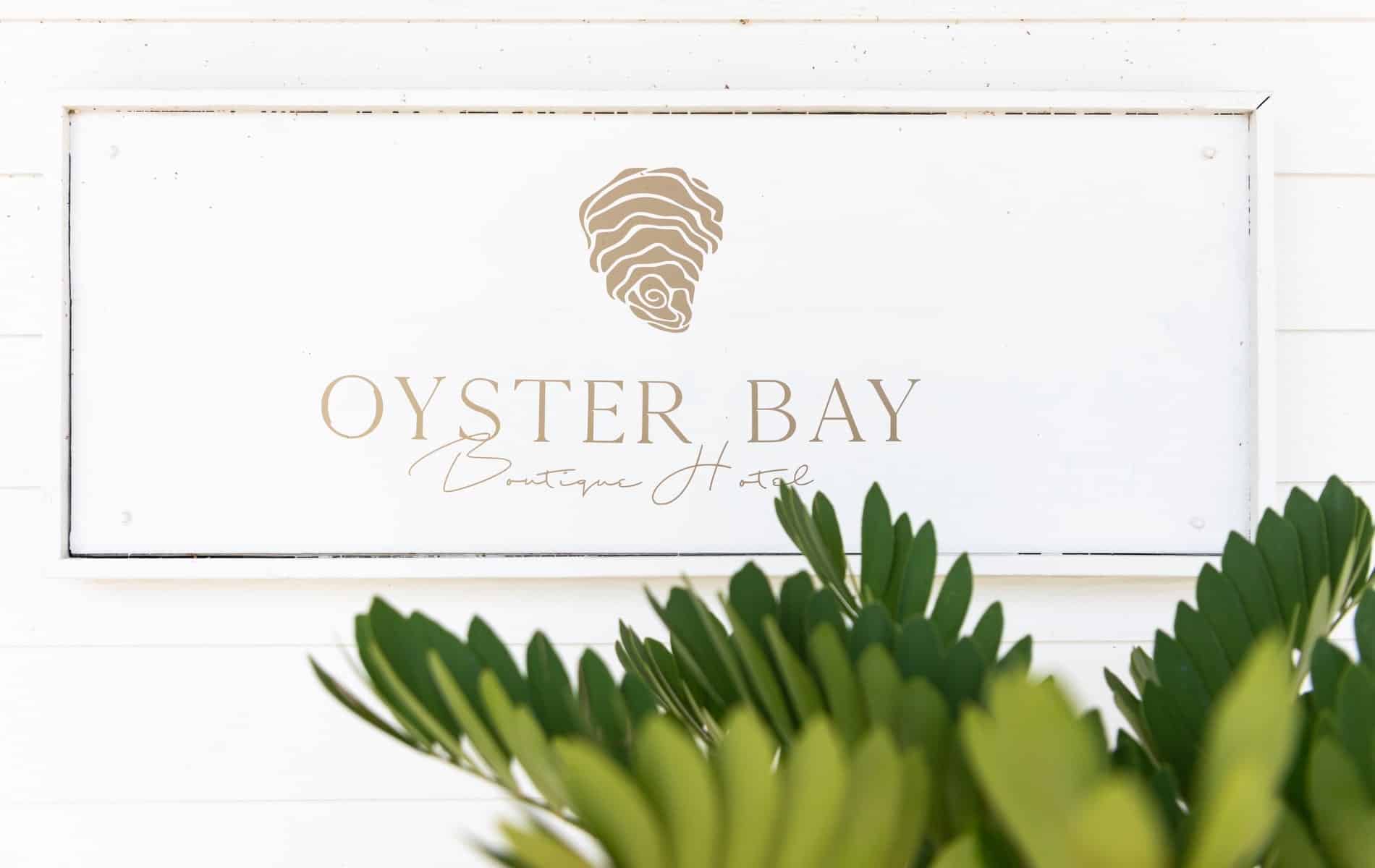 Oyster Bay Boutique Hotel Sign