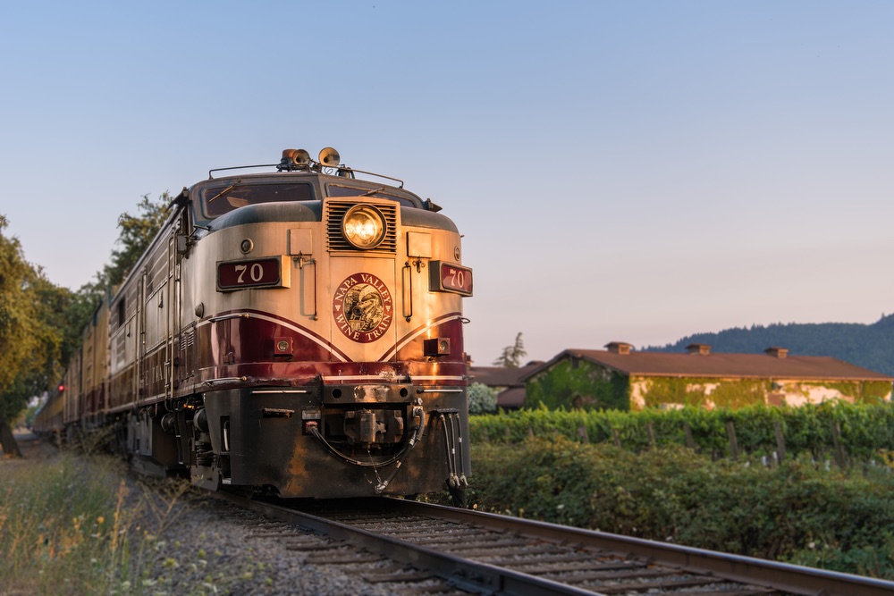 Pullman railcars, Napa Valley Wine Train, Napa Valley