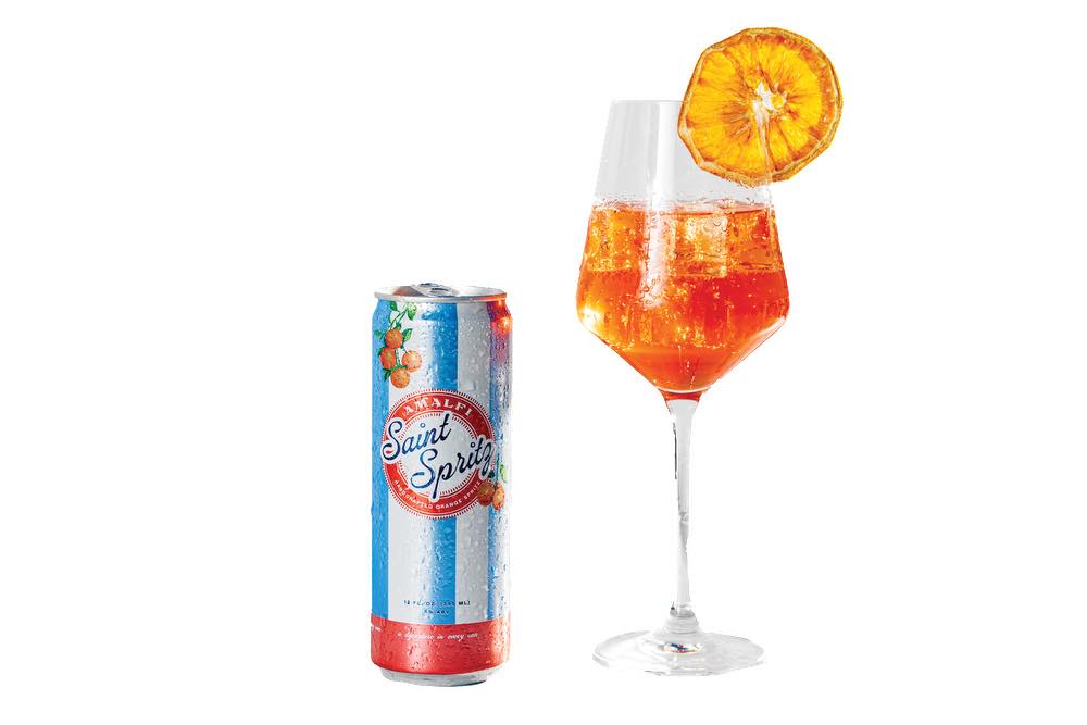 saint spritz, aperol spritz, aperol spritz canned cocktail