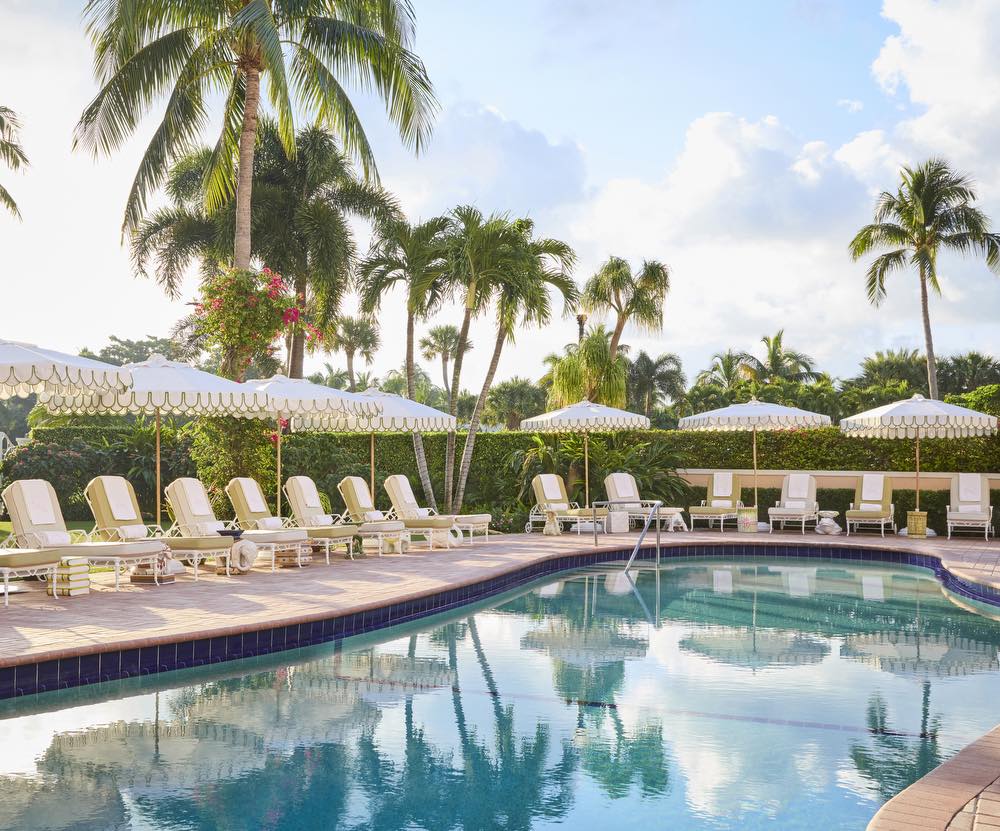 The Colony Hotel, palm beach, palm beach hotel, the colony pool, retro pool, travel, florida hotels