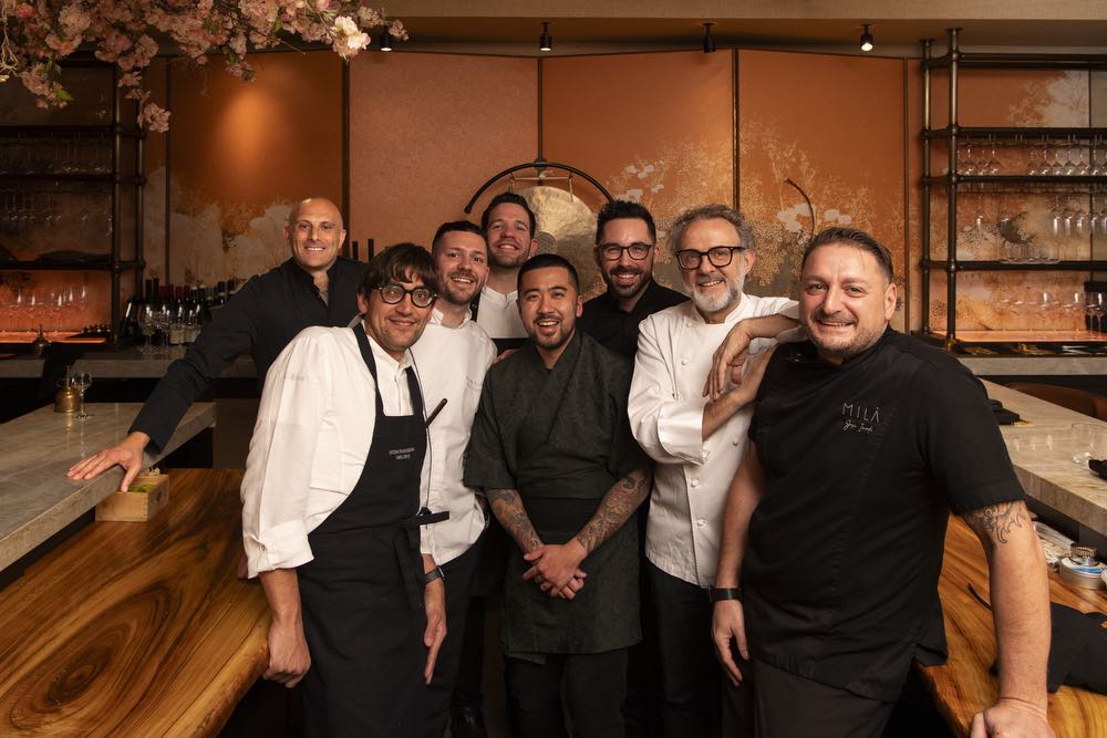 MILA Omakase, Chef Massimo Bottura, Bernardo Paladini, Torno Subito, Miami beach restaurants, miami beach chefs, famous chefs