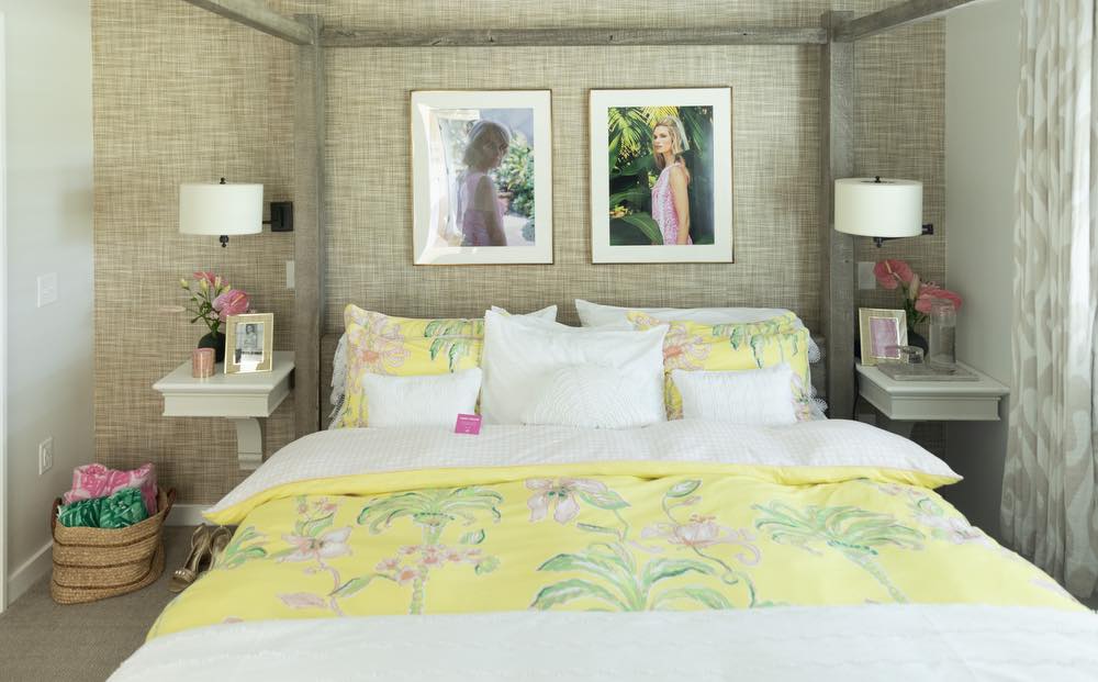 lily pulitzer bedroom, martha's vineyard