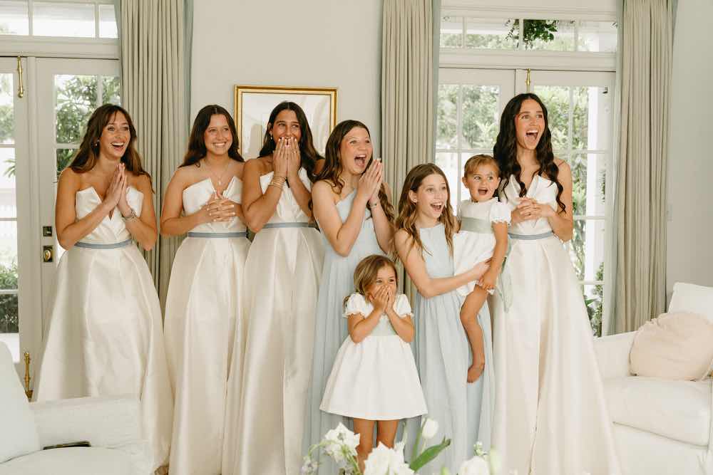 first look, bridal party, lloyd