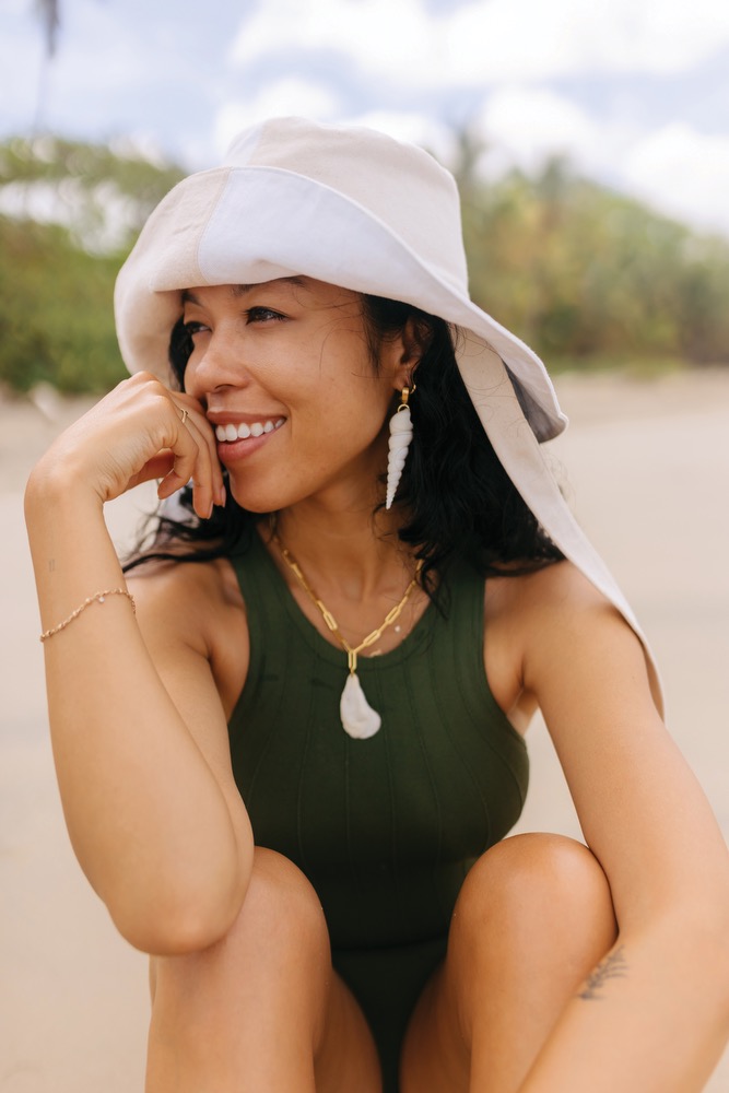 Reshelled Beach hat