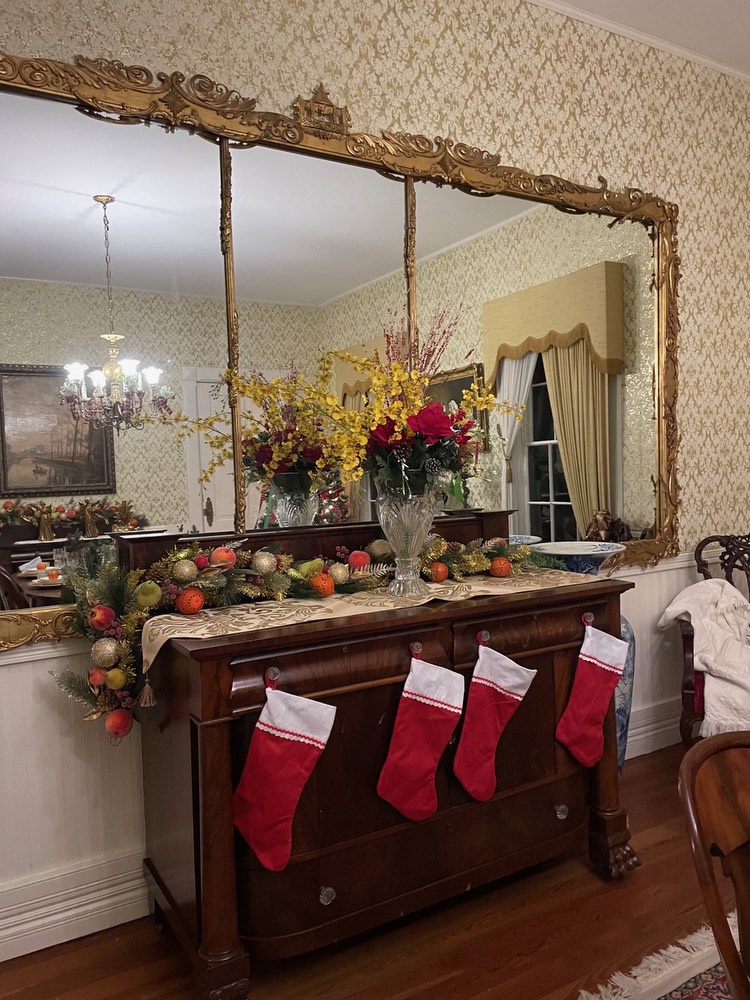 wesley house, christmas decor, eden garden state park