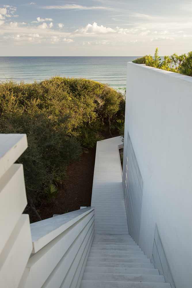 beach stairs