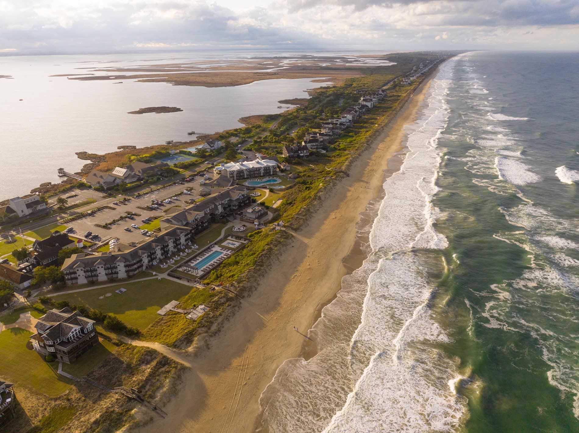 The Sanderling Resort Aerial PC Conor Doherty-min The Sanderling Resort, North Carolina